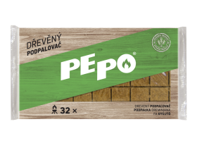 PE-PO dřevěný podpalovač 32 podpalů PEFC