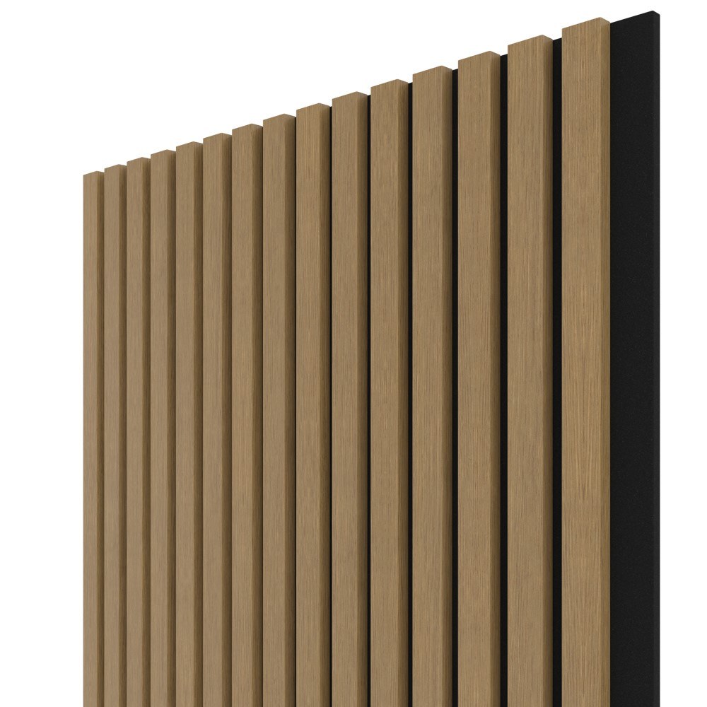 WALL CONCEPT akustický panel Dub eterna, 2750x604x21 mm - Interiér Akustické panely