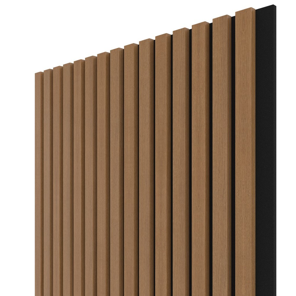 WALL CONCEPT akustický panel Dub zimní, 2750x604x21 mm - Interiér Akustické panely