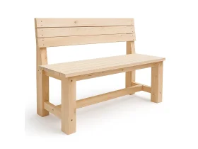 Lavice s opěrkou
