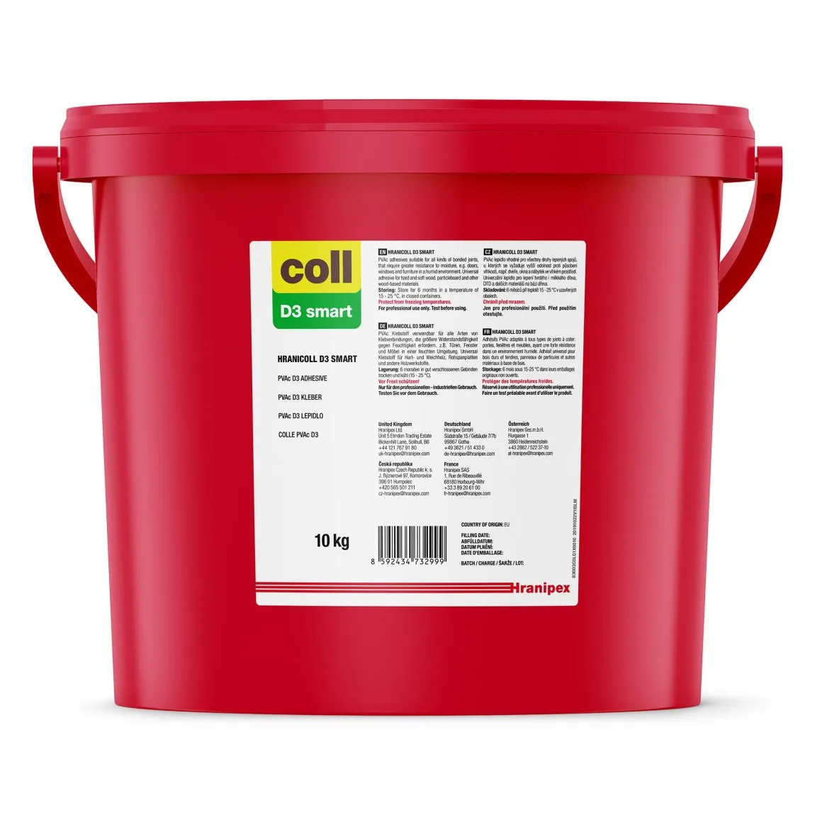Hranicoll D3 Smart - 10kg, disperzní lepidlo - Příslušenství