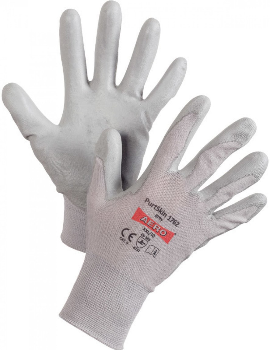 Rukavice Aero PurtSkin 1762 grey, v.10/2XL - Příslušenství Spojovací materiál